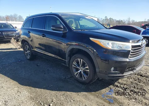 2016 Toyota Highlander Xle из США, поврежденный, VIN 5TDKKRFH4GS136563